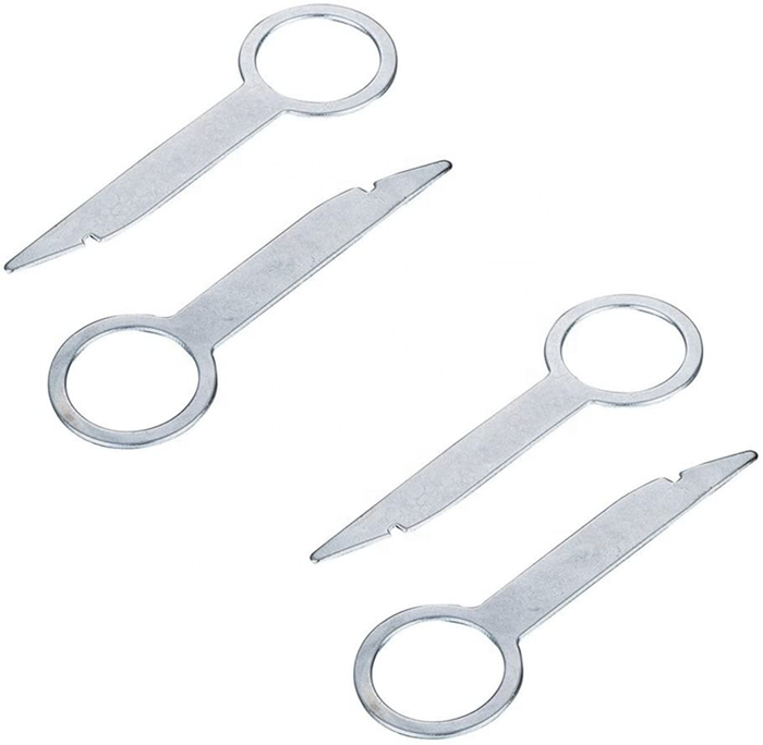 Car DIN Release Keys 4pcs