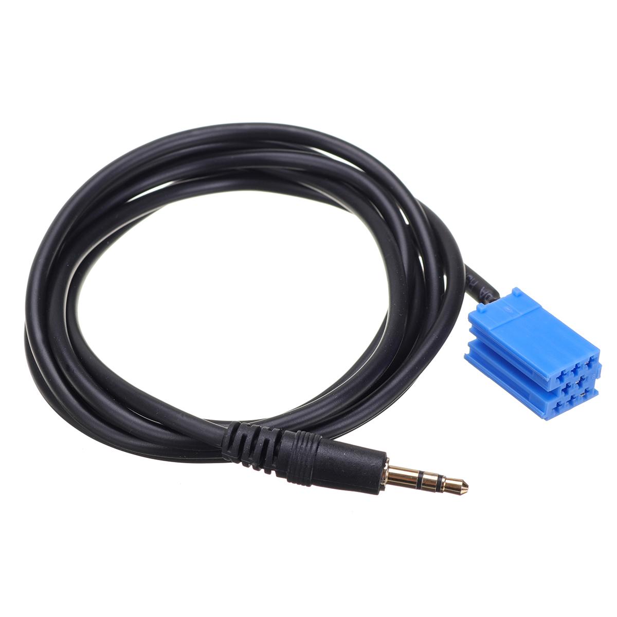 VW ISO 8Pin Aux Audio Cable Adapter 