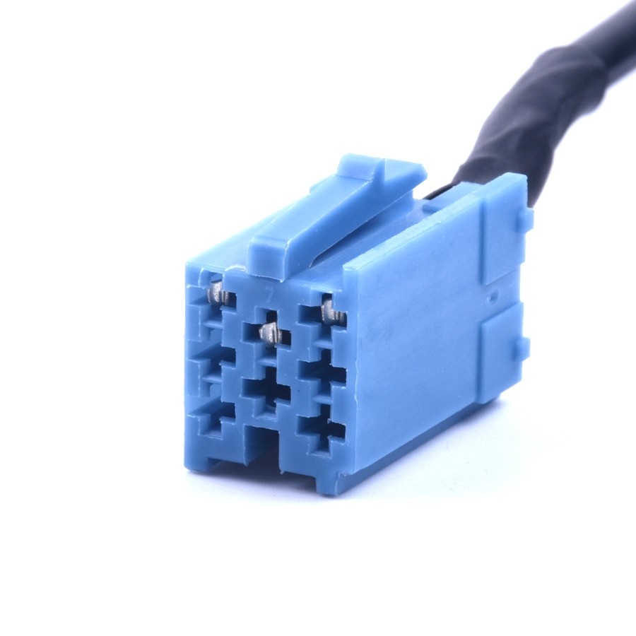 VW ISO 8Pin Aux Audio Cable Adapter 