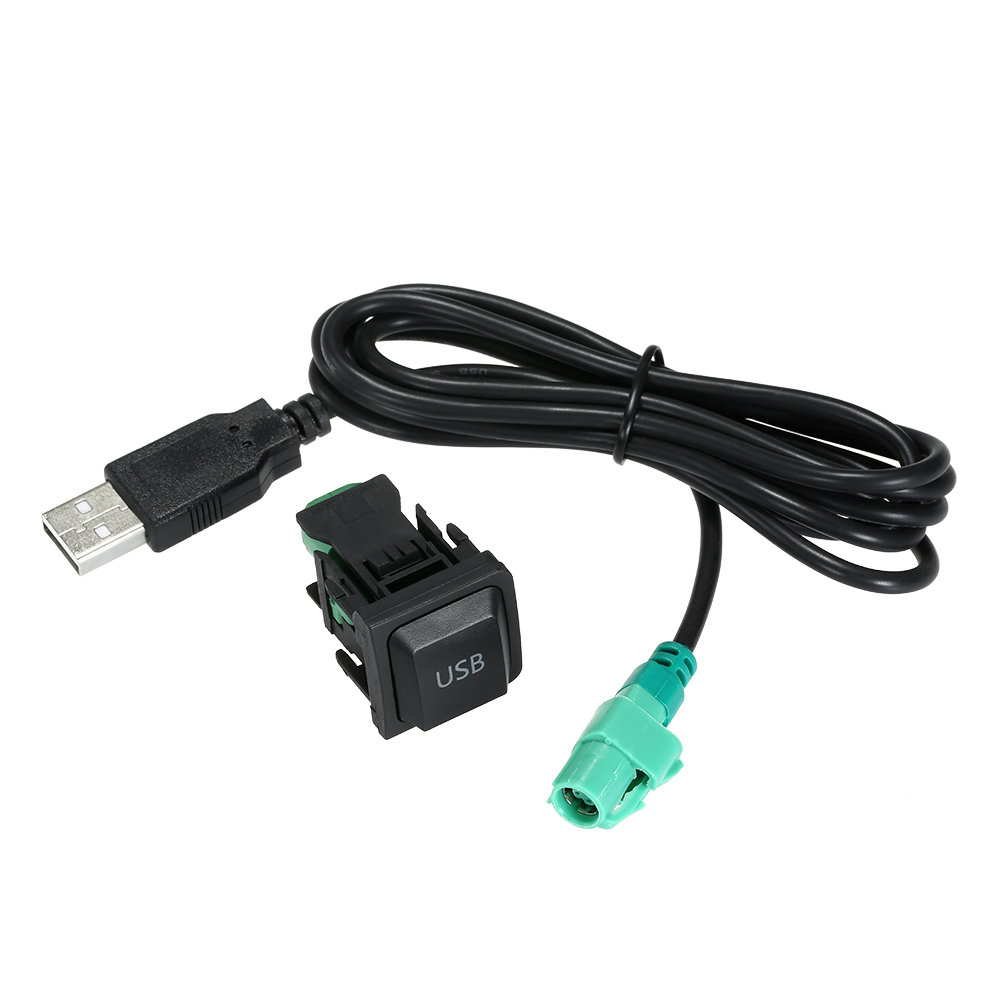 Car USB AUX Audio Switch Cable for VW