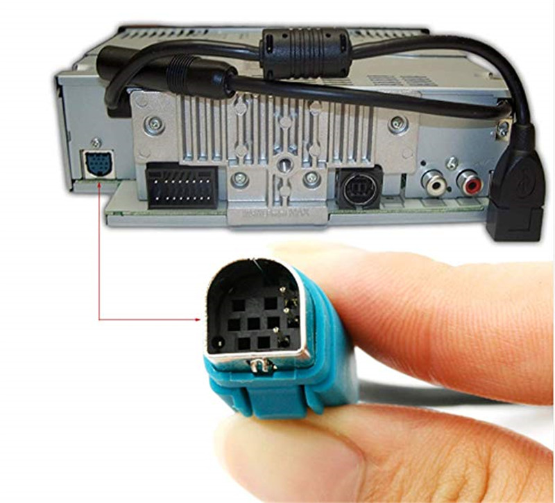  Car Bluetooth 5.0 Wireless Music Cable Adapter for Alpine Radio KCE-236B