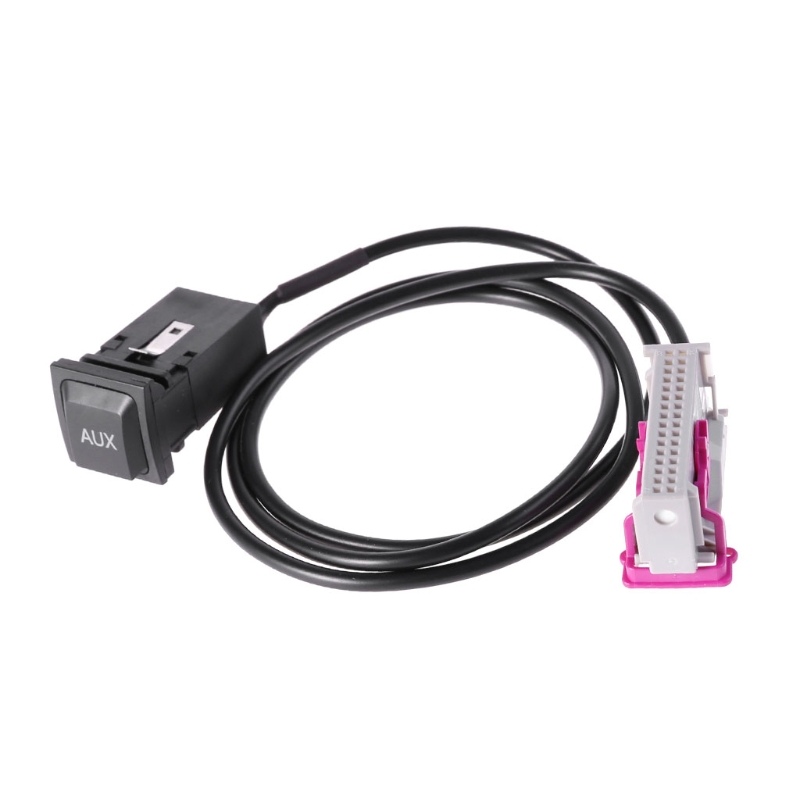  Audi 32Pin RNS-E Navigation Device AUX Button Audio Adapter