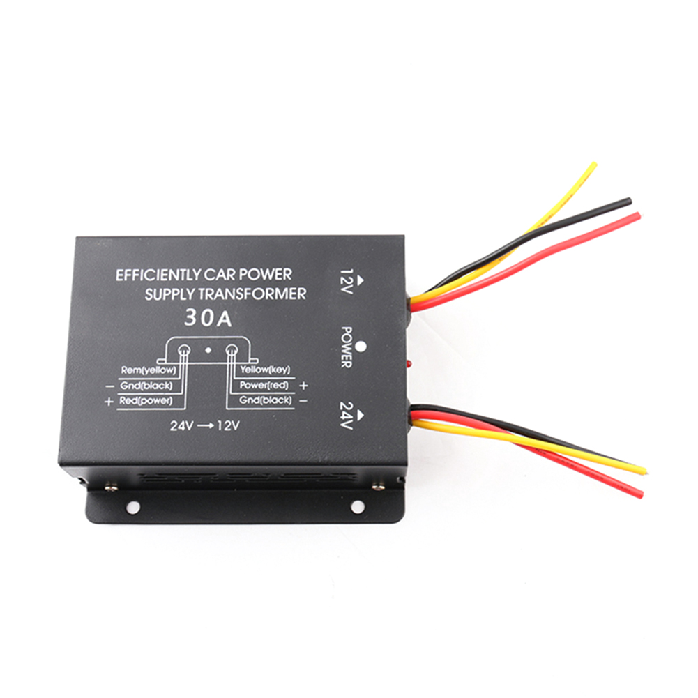 Car DC Converter 10A 15A 20A 30A 24V to 12V Step Sown Converter