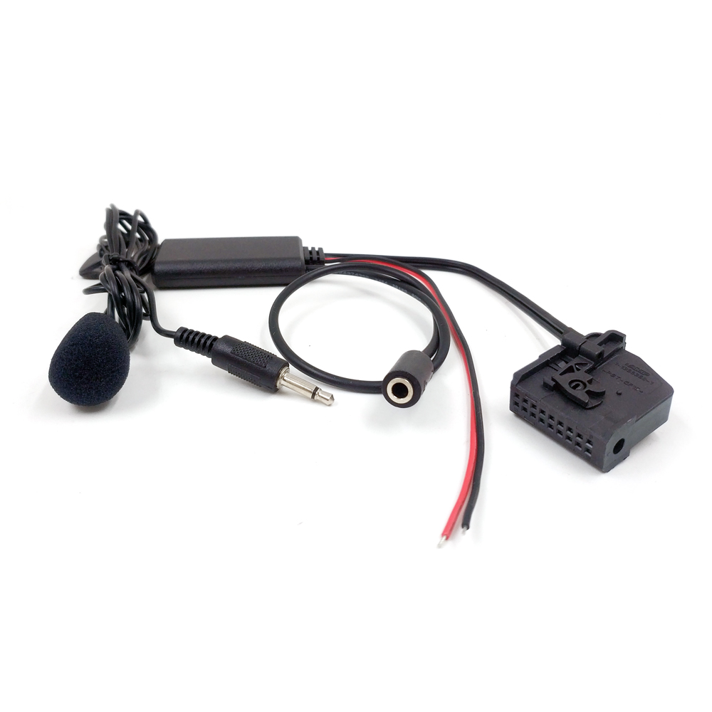 18Pin 3.5mm Audio AUX IN Bluetooth Microphone Cable Adapter For Mercedes Benz Comand 2.0 W203 W209 W211