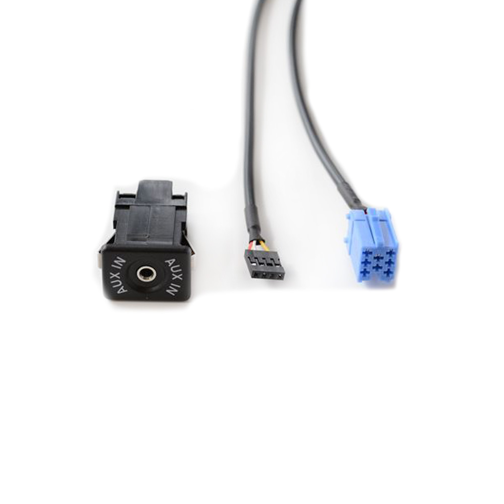 3.5MM Aux In Cable Socket For Mercedes Benz A B Viano Vito Sprinter Smart 450 Headunit