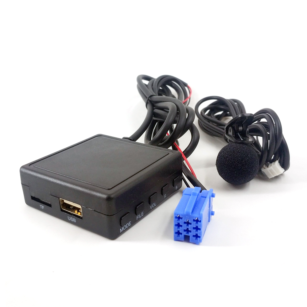 For Blaupunkt 8Pin AUX Port USB Audio In Bluetooth Hands Free Microphone for Volkswagen for Audi for Becker
