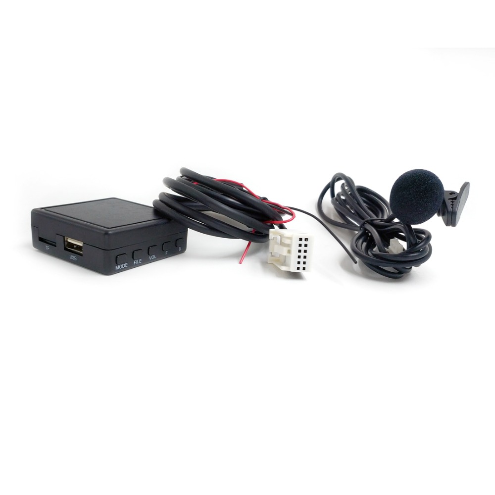 12Pin Car Radio CD Bluetooth Microphone Audio Receiver Aux Cable Adapter for BMW E60
