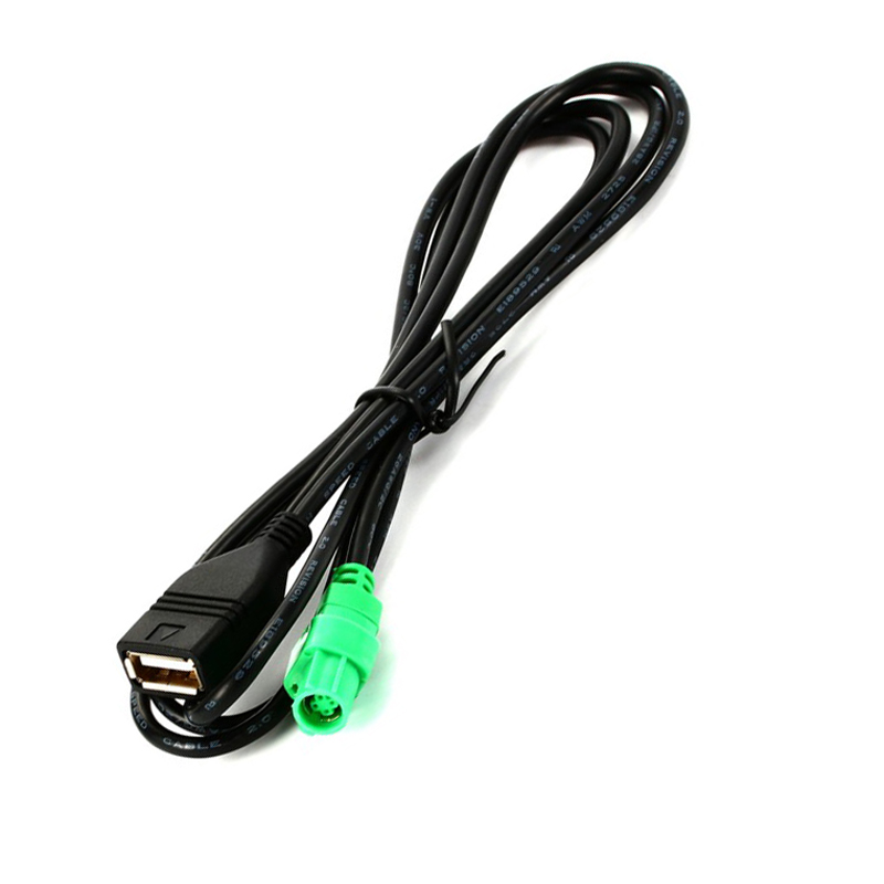 Car Radio 4Pin Harness Audio USB Cable Adapter Support USB Flash Reading for BMW 