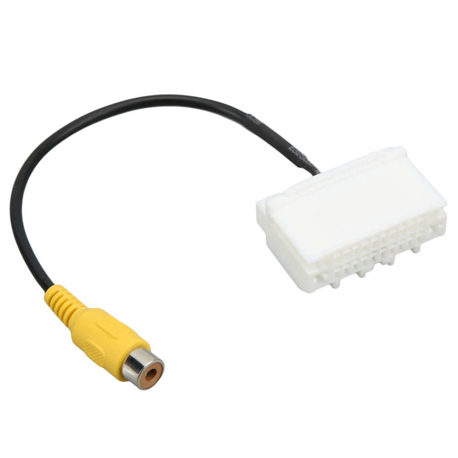 Harness Adapter for Jeep Wrangler JK Reversing Camera Video Input Harness for in-Dash Radio Wire Harness AV Plug to Display