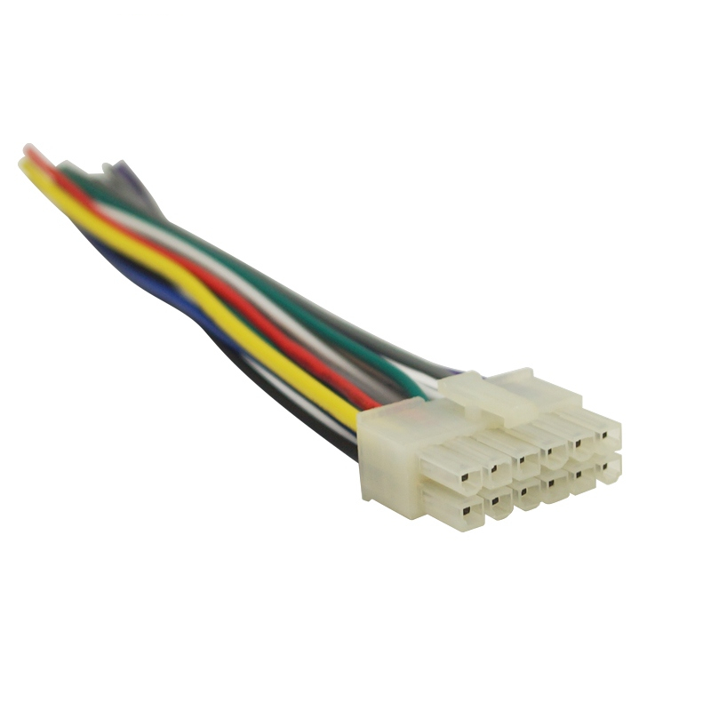  Universal 12Pin Car Wire Harness Adapter Connector Plug Into Car DVD CD Radio Stereo