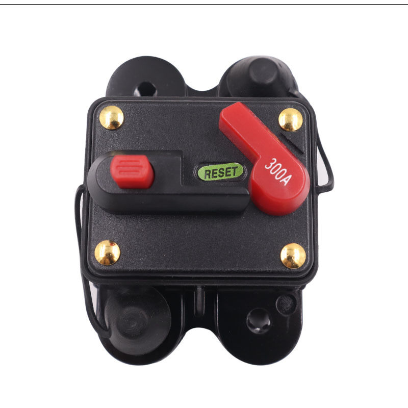  20A - 300A DC 12V 24V Car Boat  Audio Inline Circuit Breaker Fuse Holder 