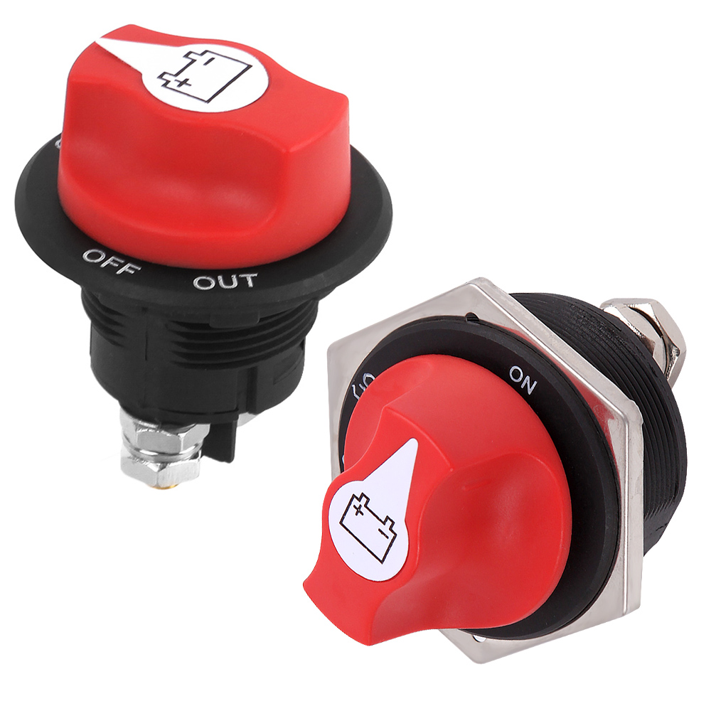 50A 100A 200A 300A Battery Power Cut Off Switch Disconnect Switch for Car Motorcycle Boat Truck RV 