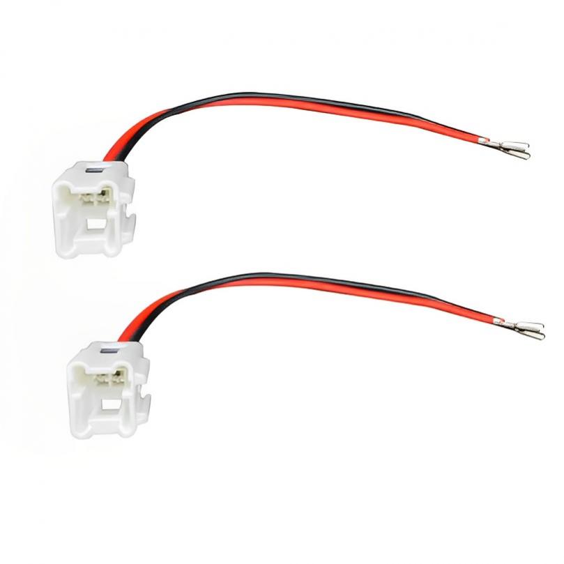 2Pcs 6.5 Inch Speaker Spacer Rings Adapter with Harness Cable for Nissan Dacia
