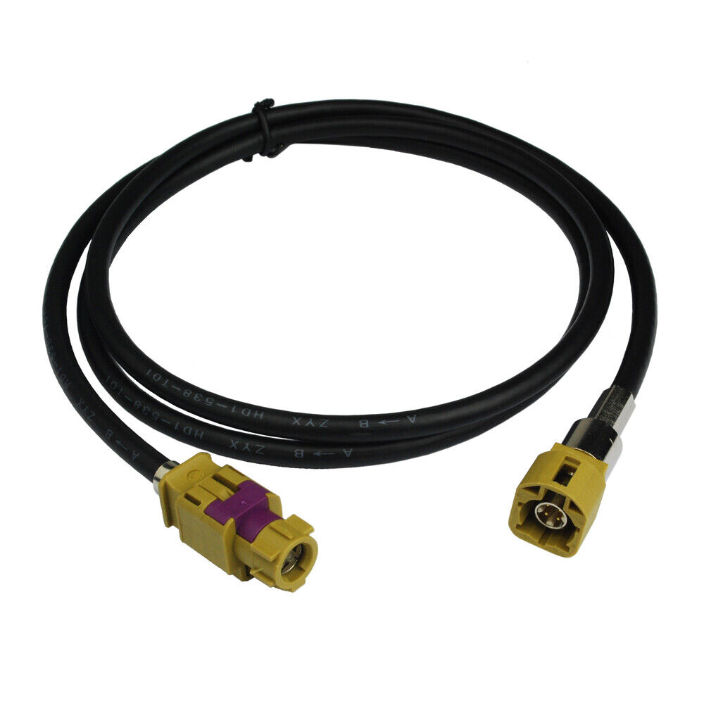 VW FAKRA HSD LVDS K Curry Jack 180cm Shielded Dacar 535 4 Core Cable