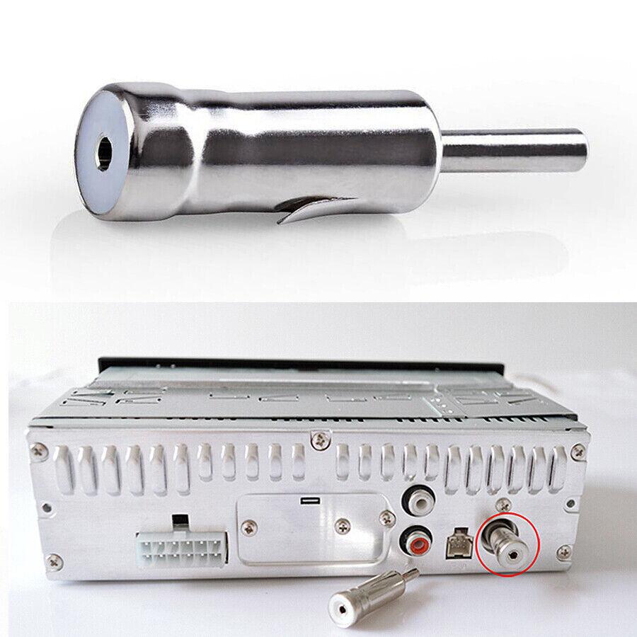 Car Antenna ISO to Din Plug Radio Stereos Adapter Aerial Adaptor