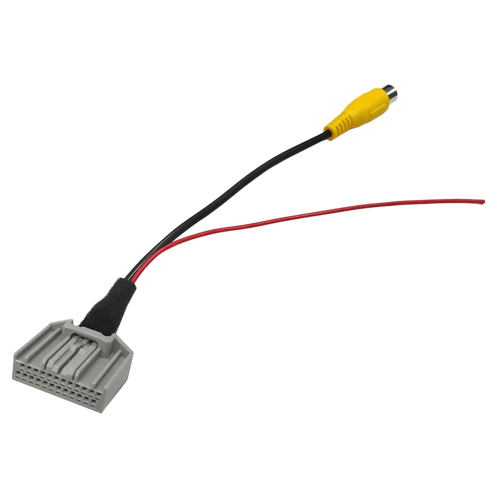 24Pin Parking Rear Camera Video Plug RCA Reversing Cable Adapter For Honda Crider 2013-2015 Navigation DVD