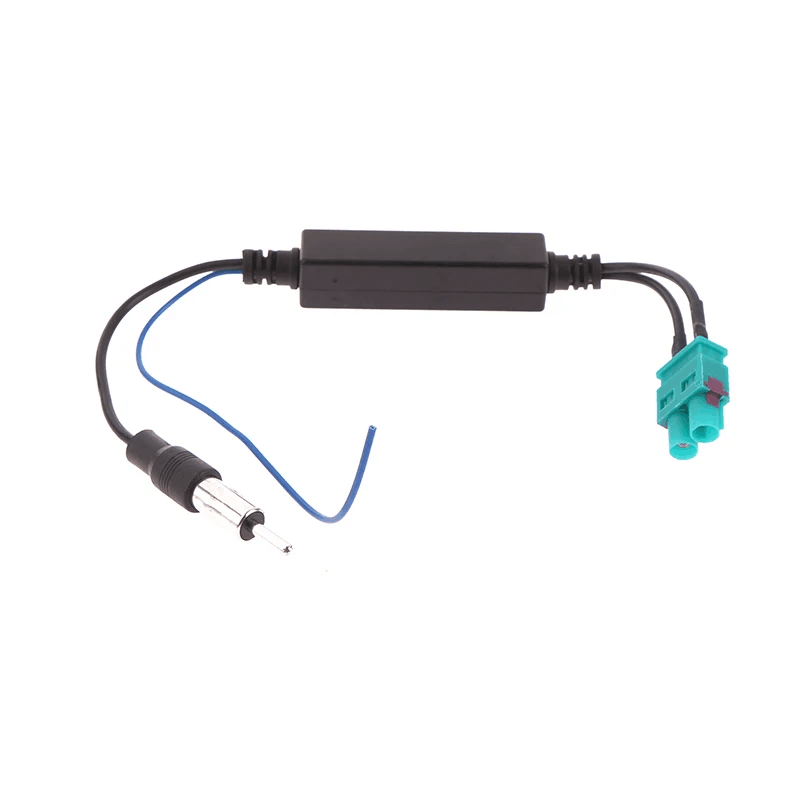 Car Dual Fakra Radio Antenna Cable FM Radio Signal Aerial Amplifier Adapter for Volkswagen for VW