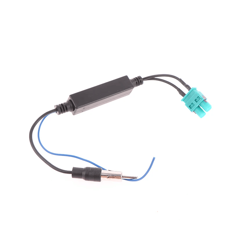 Car Dual Fakra Radio Antenna Cable FM Radio Signal Aerial Amplifier Adapter for Volkswagen for VW