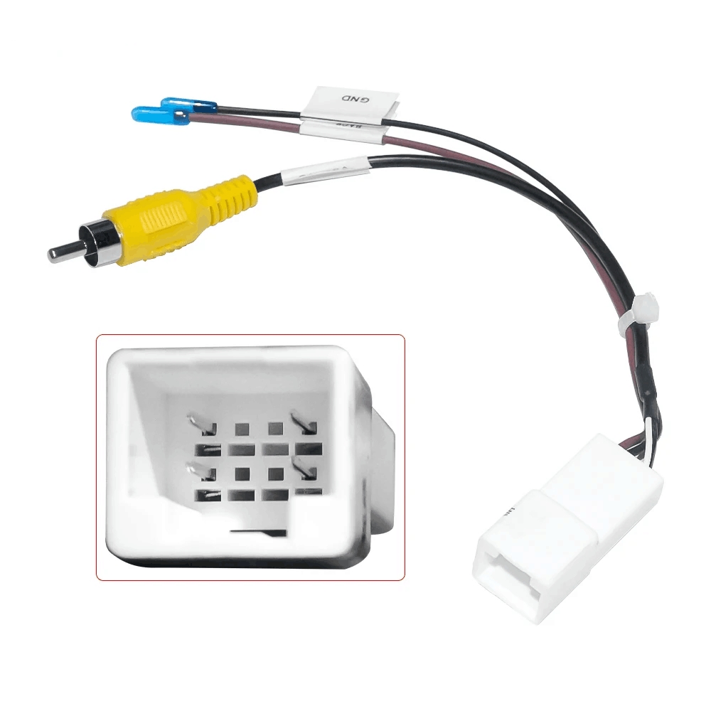 8 Pin Reverse Camera Retention Cable for Toyota Reversing Camera Output Video Adapter Wiring Cable