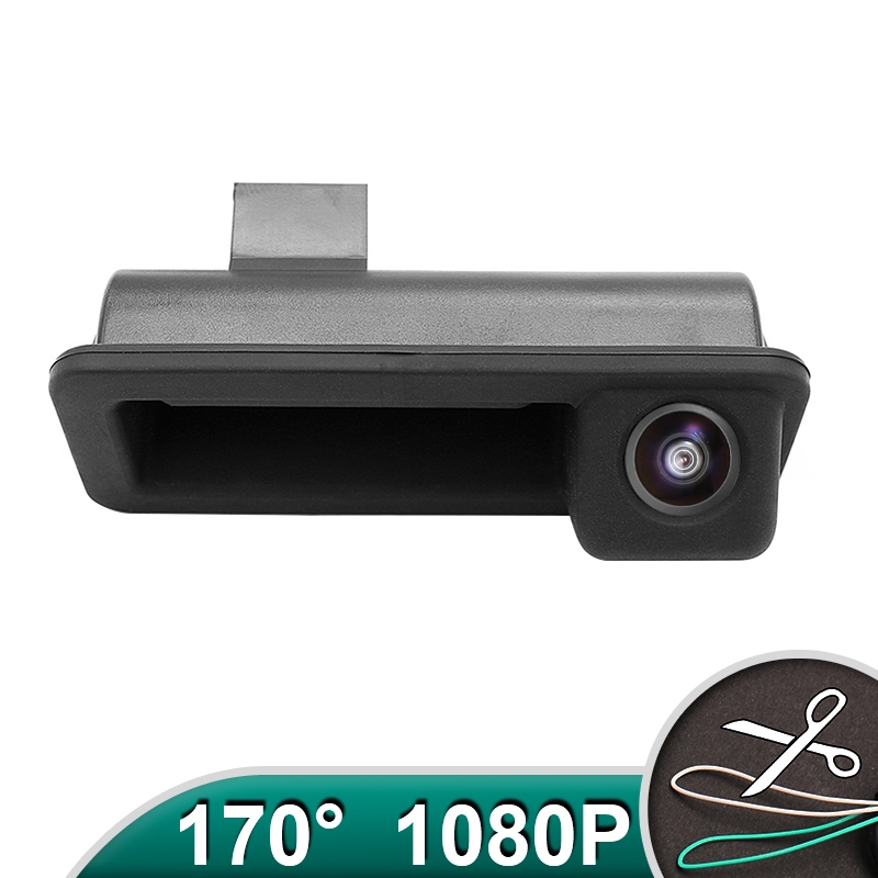 AHD 1080P Vehicle Reverse Backup Trunk Handle Camera For Ford Mondeo MK4 CHIA-X Ford Fiesta ST Ford Focus Land Rover Range Rover